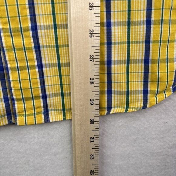 Polo By Ralph Lauren Estate Sport Men’s Size Large Yellow Green Button Shirt - Picture 9 of 10